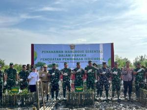 Danrem 073/Makutarama Ikuti Penanaman Mangrove Serentak, Wujud Nyata Kepedulian Lingkungan