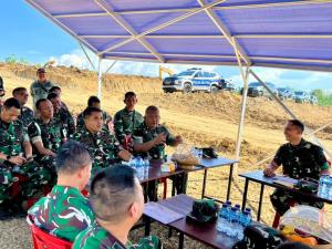 Danrem 073/Makutarama Dampingi Kasdam IV/Diponegoro Tinjau Lokasi Pembangunan Yonif TP di Bancak