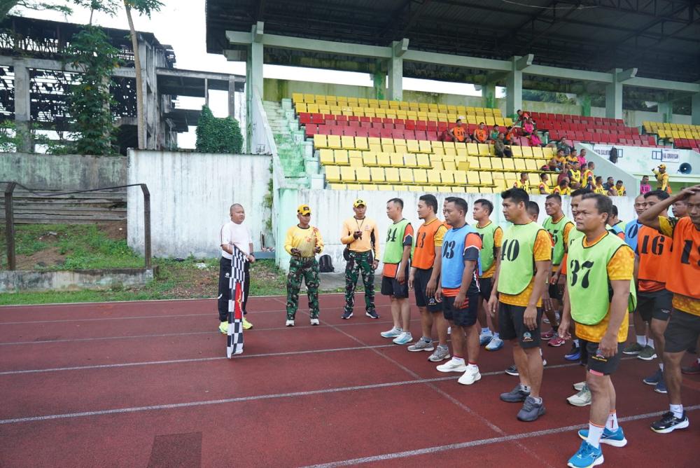 Danrem 073/Makutarama Hadiri Pelaksanaan UKP di Stadion Kridanggo Salatiga