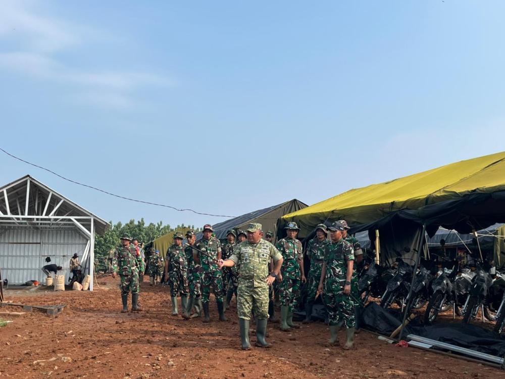 Danrem 073/Makutarama Laksanakan Inspeksi Kesiapan Satuan di Yonif TP 935/Satria Bahurekso Kendal