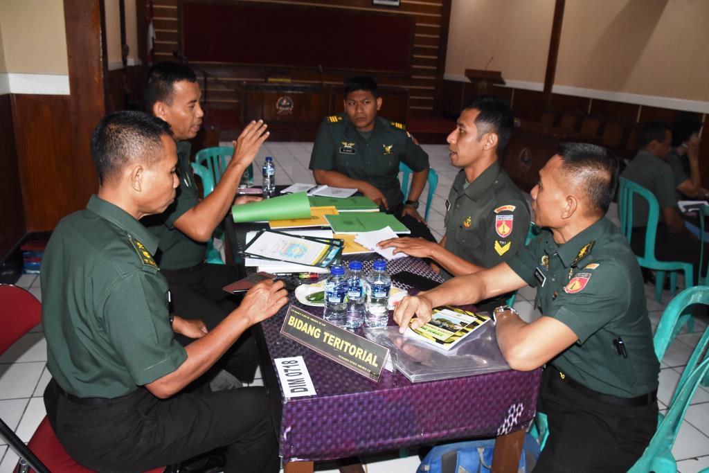 Korem 073/Makutarama Terima Tim Wasrik Itdam IV/Diponegoro
