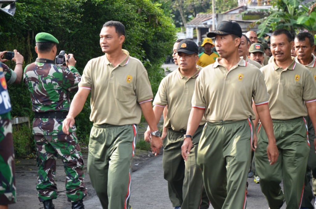 Beginilah Korem Salatiga Membina Prajurit Dan PNS Agar Tetap Sehat Dan Bugar Dengan Hanmars