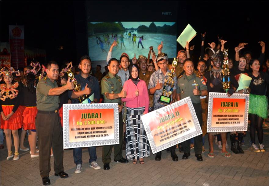 Korem Selenggarakan Lomba Drum Blek