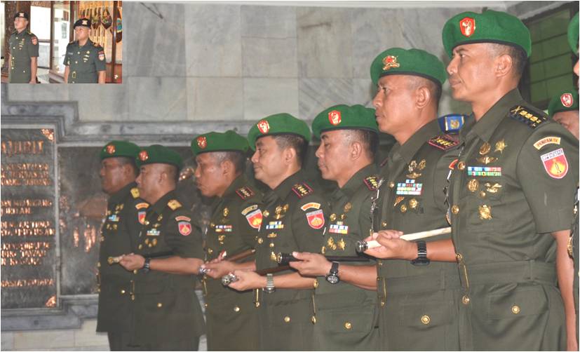 Danrem Hadiri Serah Terima Danki Kav Ser/Bs