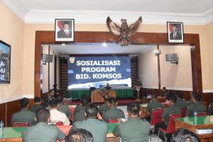 Tim Sterad Kunjungi Korem 073/Mkt