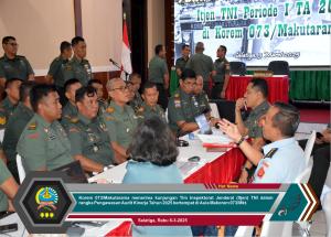 Tim Itjen TNI Lakukan Audit Kinerja di Korem 073/Makutarama untuk Tingkatkan Transparansi dan Akuntabilitas