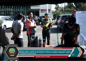 Korem 073/Makutarama Menggandeng PT. Nasmoco Salatiga Gelar Pengecekan Kendaraan untuk Dukung Keselamatan Cuti Lebaran 2025
