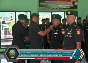 Upacara Sertijab Dandim 0721/Blora, Letkol Czi Yuli Hartanto SE. Beralih Kepada Letkol Inf Agung Cahyono
