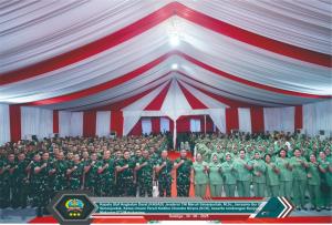 KASAD dan Ketua Umum KCK Kunjungi Makorem 073/Makutarama: Tegaskan Komitmen Profesionalisme dan Anti Narkoba