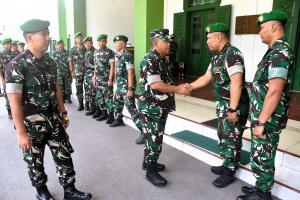 Danrem 073/Mkt Teguhkan Semangat Prajurit Kodim 0717/Grobogan Jaga Kondusifitas Wilayah.