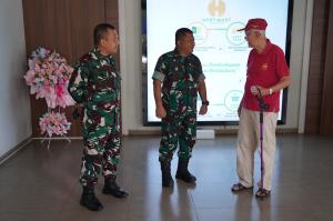 Jalin Silaturahmi Danrem Makutarama Kunjungi Hortimart Bawen