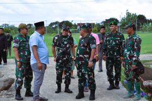Danrem 073/Makutarama Tinjau Perkembangan Pembangunan KDKMP di Desa Karangasem, Kecamatan Sayung