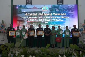 Danrem 073/Makutarama Pimpin Sertijab Kasrem dan Tiga Dandim