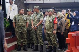 Danrem 073/Makutarama Dampingi Kasdam IV/Diponegoro amankan Kunjungan Wapres RI Bapak Gibran Rakabuming Raka di UKSW Salatiga,