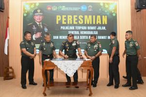 Danrem 073/Makutarama Hadiri Peresmian Paviliun Poliklinik Terpadu Rumkit Bakti Wira Tamtama