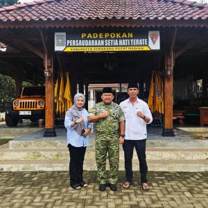 Danrem 073/Makutarama Kunjungi Padepokan PSHT Cabang Kabupaten Semarang