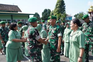 Danrem 073/Makutarama Pimpin Laporan Korps dan Kenaikan Pangkat Prajurit Periode 1 April 2026