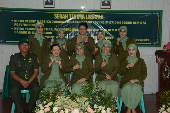 Serah Terima Ketua Persit Cab XXXVI