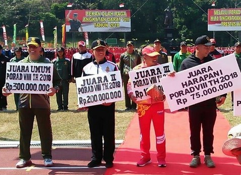 Kodam IV/Diponegoro Berikan Yang Terbaik Di Porad 2018
