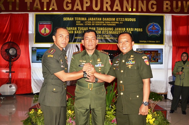 Sertijab Dandim Kudus, Penerimaan Kasipers dan Pelepasan Kasilog