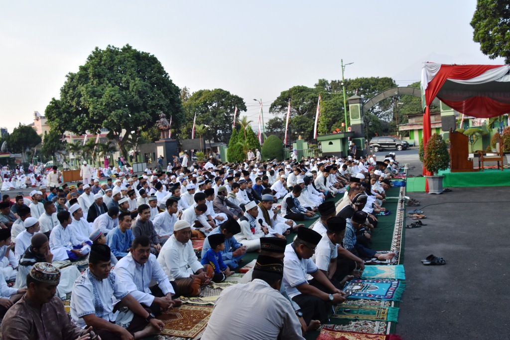 Korem Salatiga adakan Sholat Idul Adha Bersama