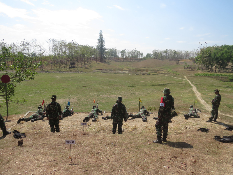 Menembak merupakan kemampuan dasar seorang Prajurit