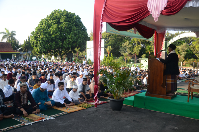 Korem Salatiga Gelar Sholat Idul Fitri