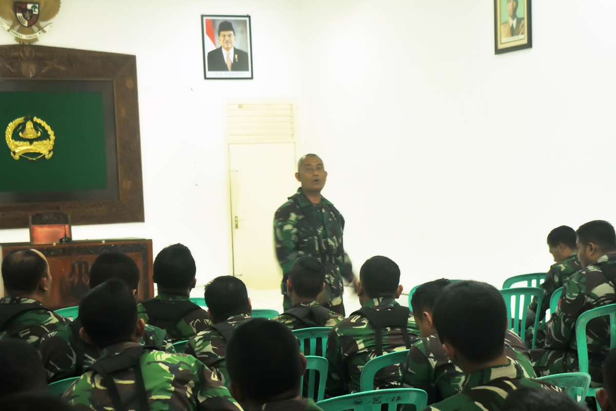 Anggota Makorem Terima Pengarahan