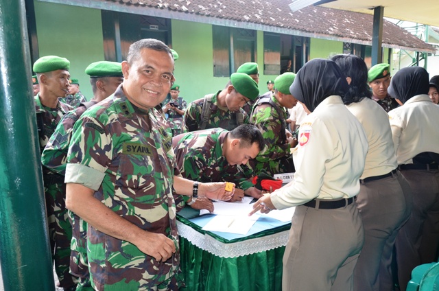 Antisipasi Narkoba Korem 073/Mkt Laksanakan Tes Urine