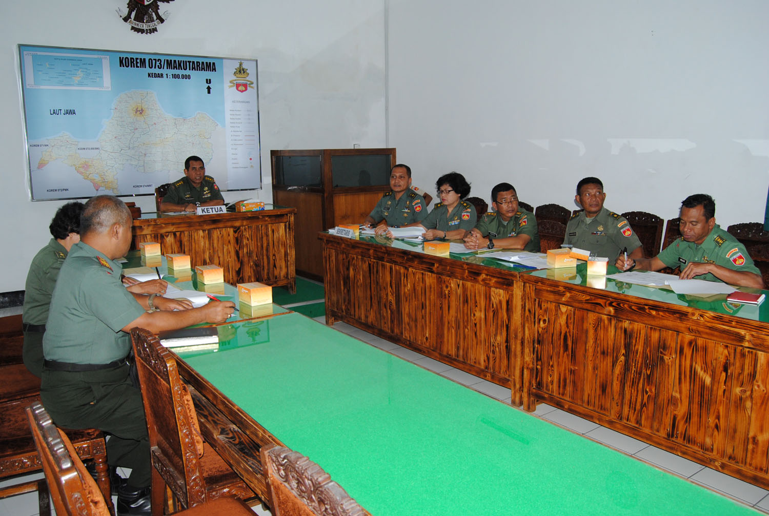 Korem Gelar Rapat Penempatan Jabatan Personel