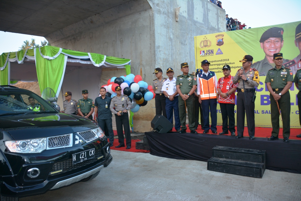 Danrem 073/Mkt Dampingi Pangdam IV/Dip dan Kapolda Jateng Membuka Tol Fungsional Boyolali - Salatiga