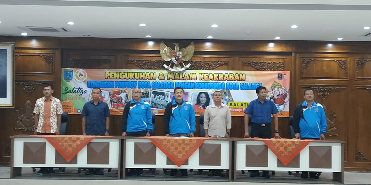Salatiga Kukuhkan Atlet Sambut Porprov Jawa Tengah 2018