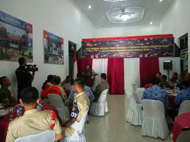 Danrem 073/Mkt Buka Latihan Posko Kodim Kudus