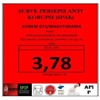 Survei Persepsi Anti Korupsi (SPAK)