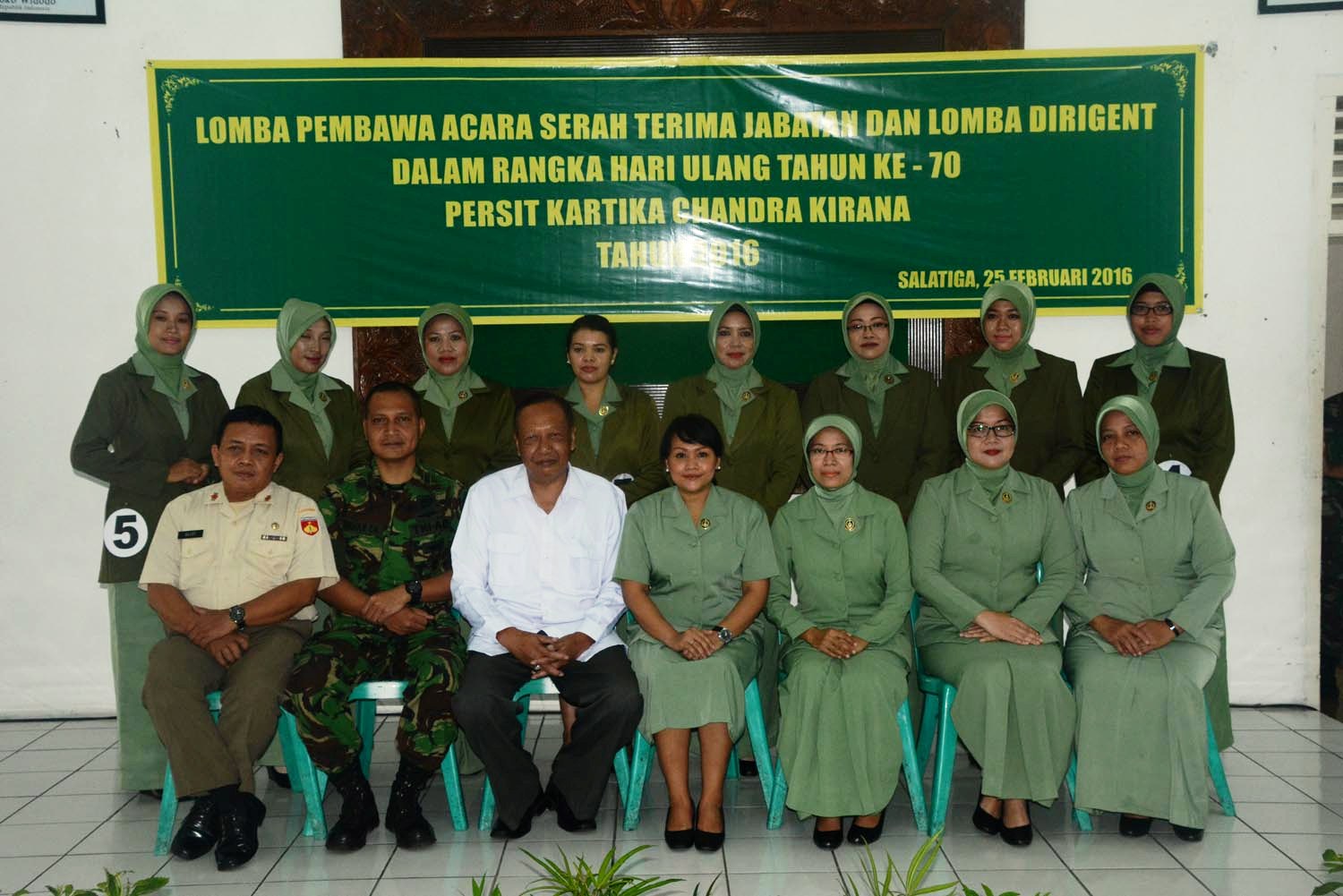 Persit Makutarama Adakan Lomba MC dan Dirigen