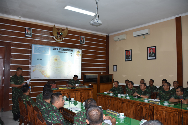 Tim Dalprog Kodam IV/Diponegoro Kunjungi Korem 073/Makutarama