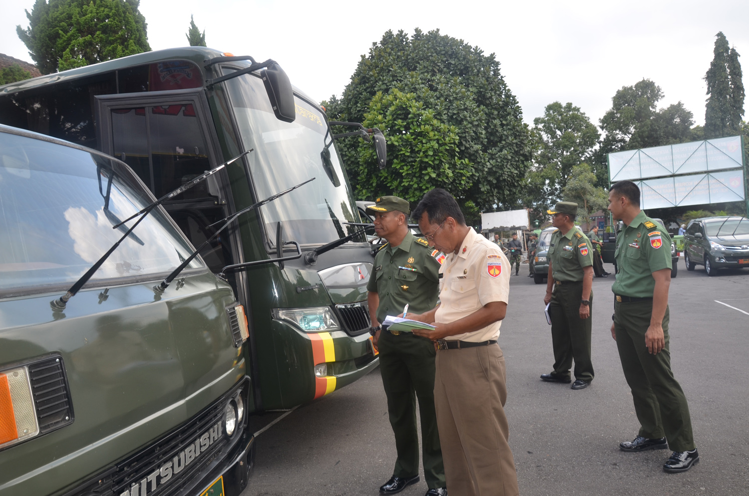 Korem 073/Makutarama Cek Alkap Randis