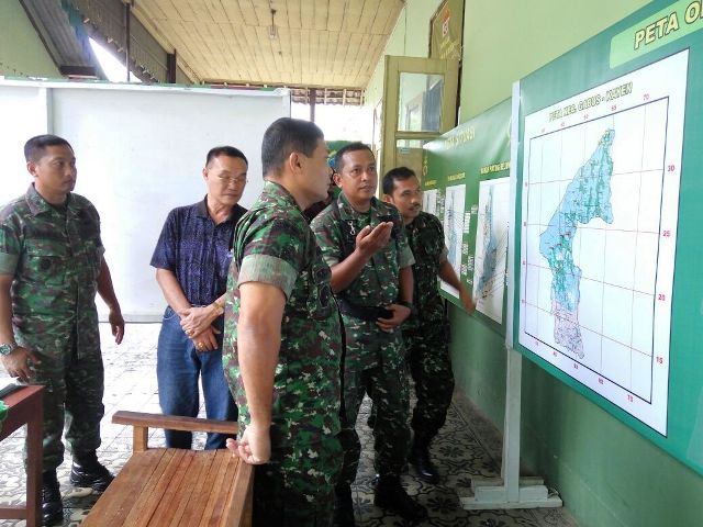 Danrem 073/Mkt Tinjau Lokasi Banjir Pati