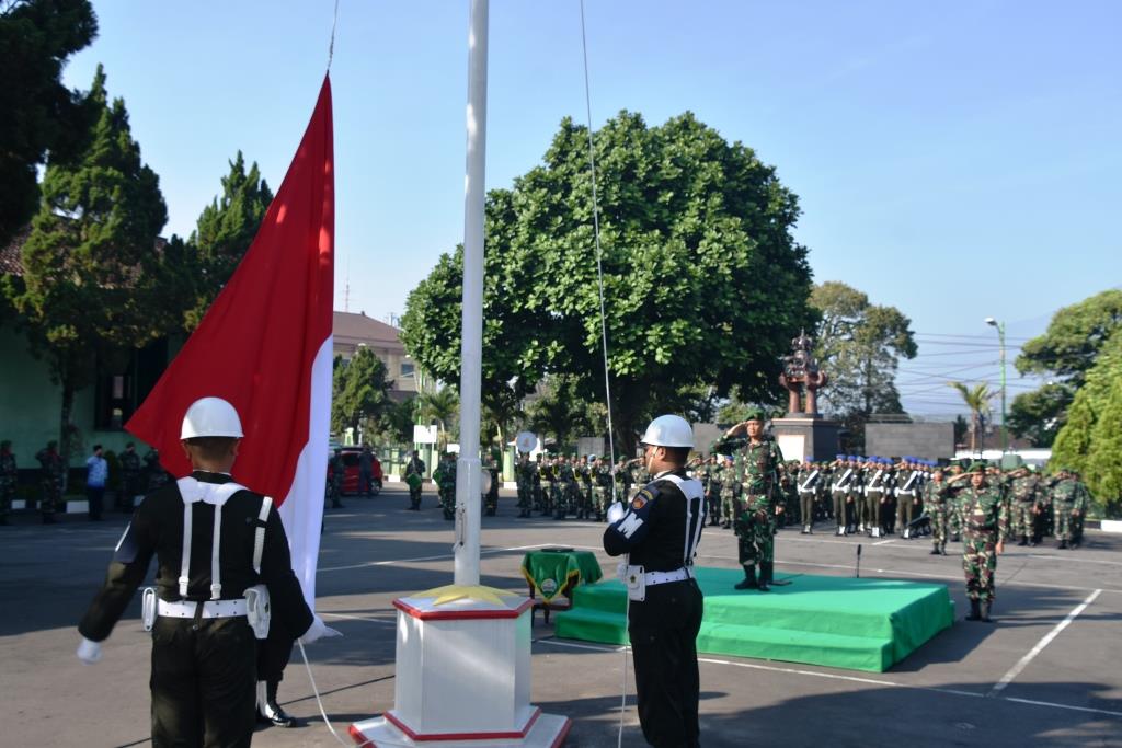 Walau Puasa, Korem Salatiga Tetap Semangat Laksanakan Upacara Hari Kebangkitan Nasional