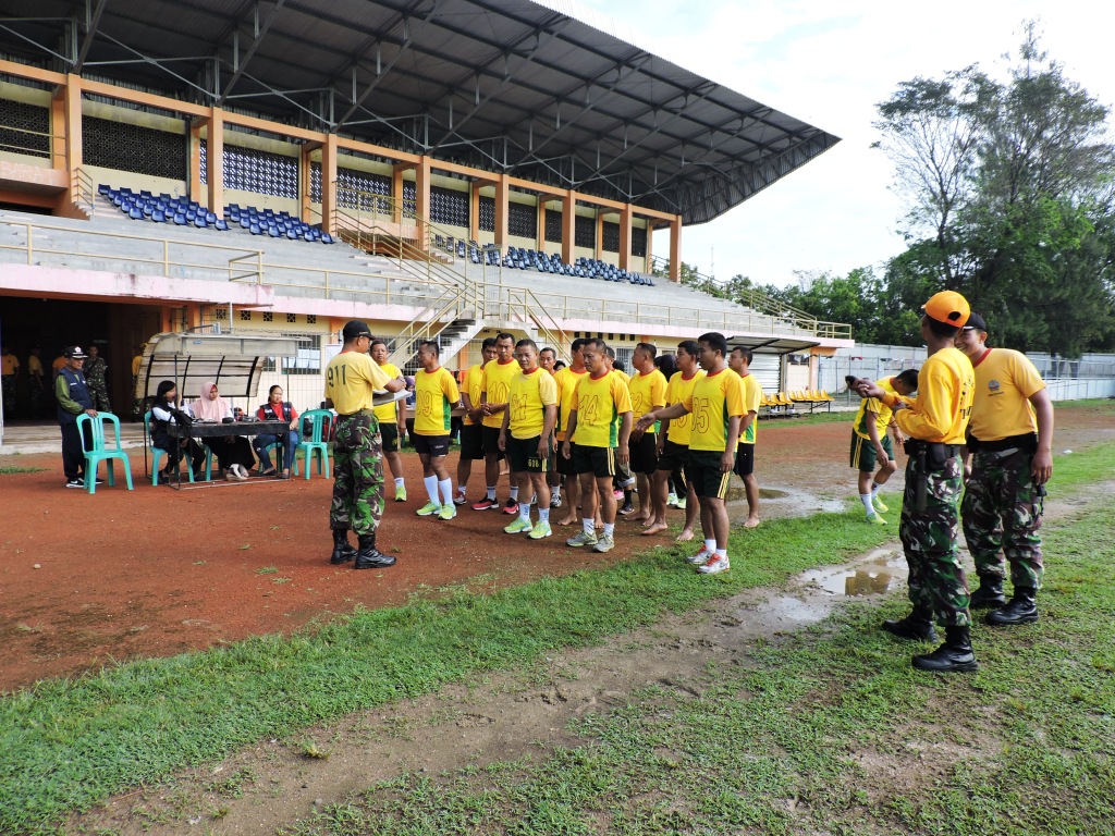 Gelar Samapta Periodik I TA. 2017 Kodim 0717/Purwodadi