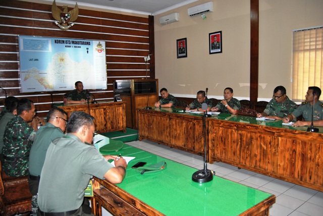 Korem Salatiga siap menjalani pengawasan dan evaluasi Spamad