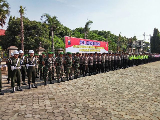 Kodim 0718/Pati Menggelar Apel Gabungan