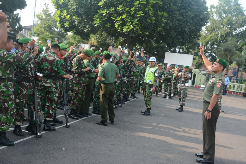 Korem Adakan Pemeriksaan Kelengkapan Prajurit