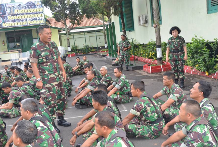 Pengarahan Kasdam ke Prajurit Makutarama