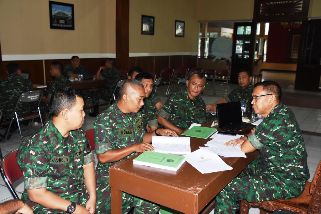 Tim Wasrik Itdam IV/Diponegoro Kunjungi Korem