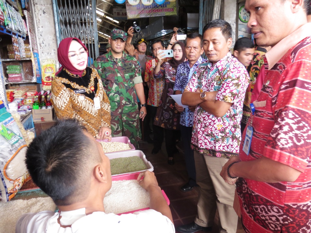 Dandim Purwodadi  Bersama FKPD Sidak Ke Pasar