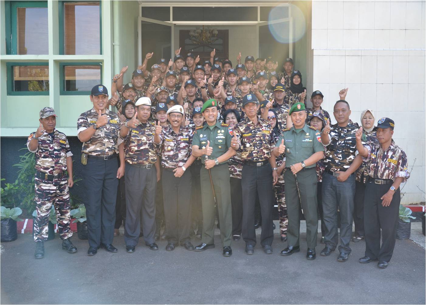 Korem Gelar Apel Kebangsaan Bersama FKPPI