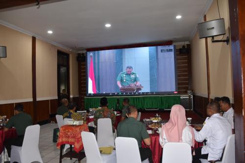 Rakornis TMMD Reguler ke 121 di Korem 073/Mkt