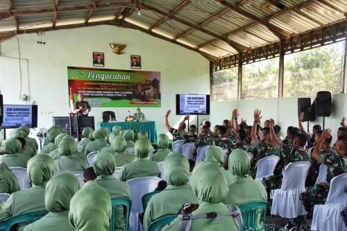 Danrem 073/Mkt Kunjungi Kompi Cheetah