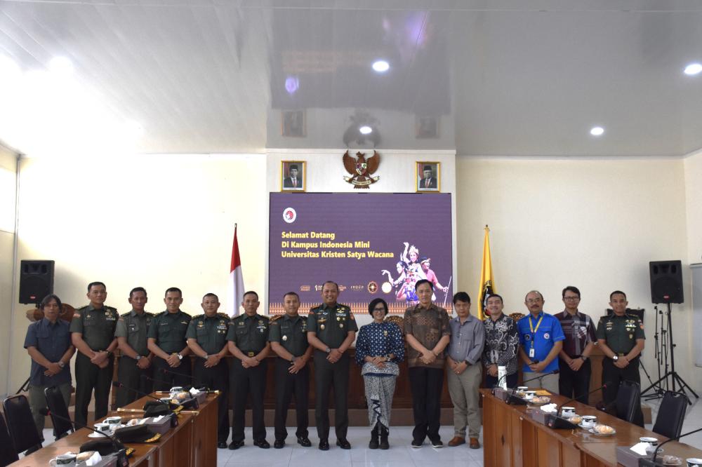 Danrem 073/Mkt Kunjungi Universitas Kristen Satya Wacana Salatiga